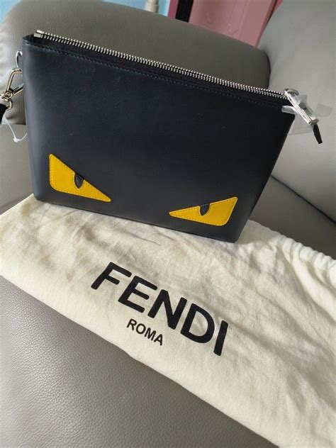 fendi clutch monster eye|fendi online shopping.